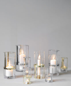 Sagaform Hold Glass og Metall Vase Liten