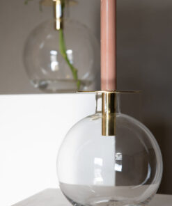 Sagaform Top Glass og Metall Vase Stor