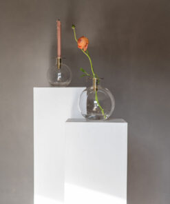 Sagaform Top Glass og Metall Vase Stor