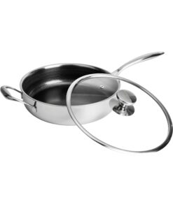 Gladkokken Hybrid Ø28 Slipp-Lett Sautépanne med Lokk