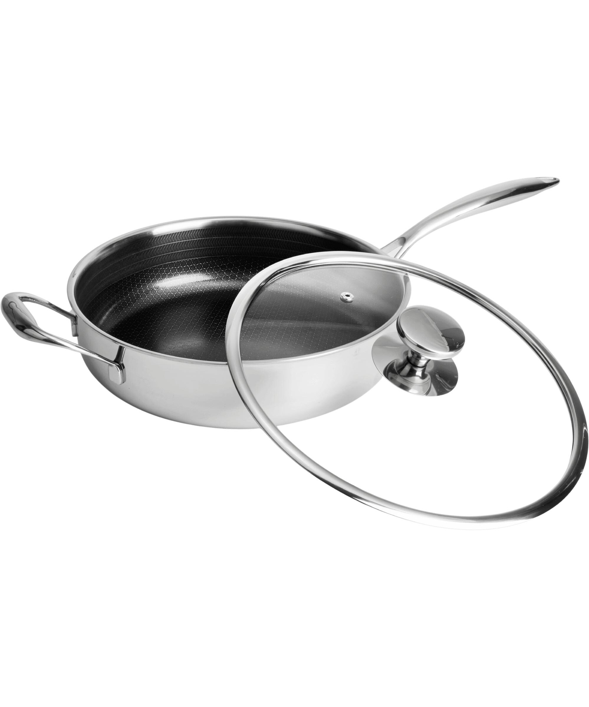 Gladkokken Hybrid Ø28 Slipp-Lett Sautépanne med Lokk