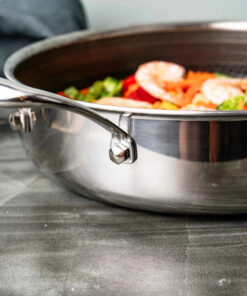 Gladkokken Hybrid Ø28 Slipp-Lett Sautépanne med Lokk