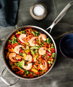 Gladkokken Hybrid Ø28 Slipp-Lett Sautépanne med Lokk
