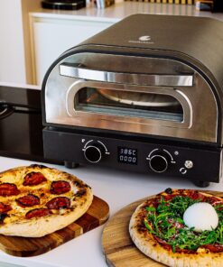 Gladkokken 2000W Elektrisk Pizzaovn