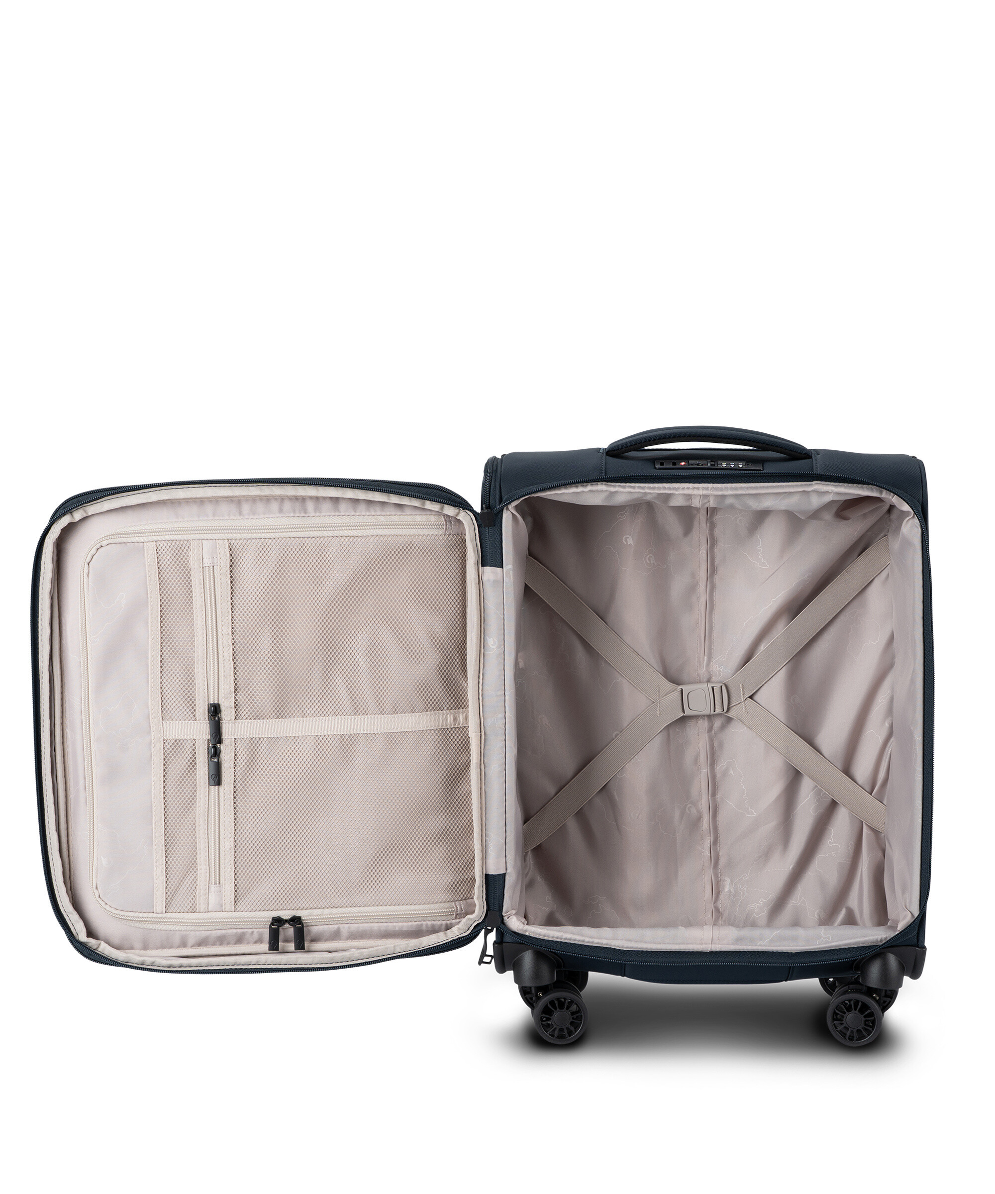 Carlobolaget Boarding 55 cm Utvidbar Koffert med 4 Hjul
