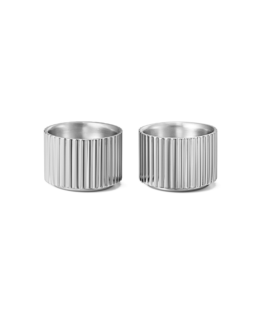Georg Jensen Bernadotte 2 stk Eggeglass Sett
