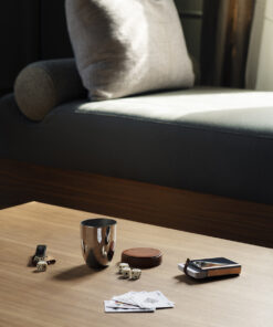 Georg Jensen Sky Rustfritt Stål Kortstokk med Etui