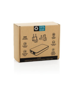 XD Collection Fluxo 65W RCS Resirkulert Plast GAN Vegglader med Universalkontakter