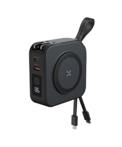 Urban Vitamin Saratoga 10.000 mAh 5-i-1 Universell Reiselader med 20W PD og 15 W Magnetisk Trådløs Powerbank