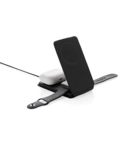 Swiss Peak RCS Resirkulert PU 3-i-1 Magnetisk 15W Trådløs Lader