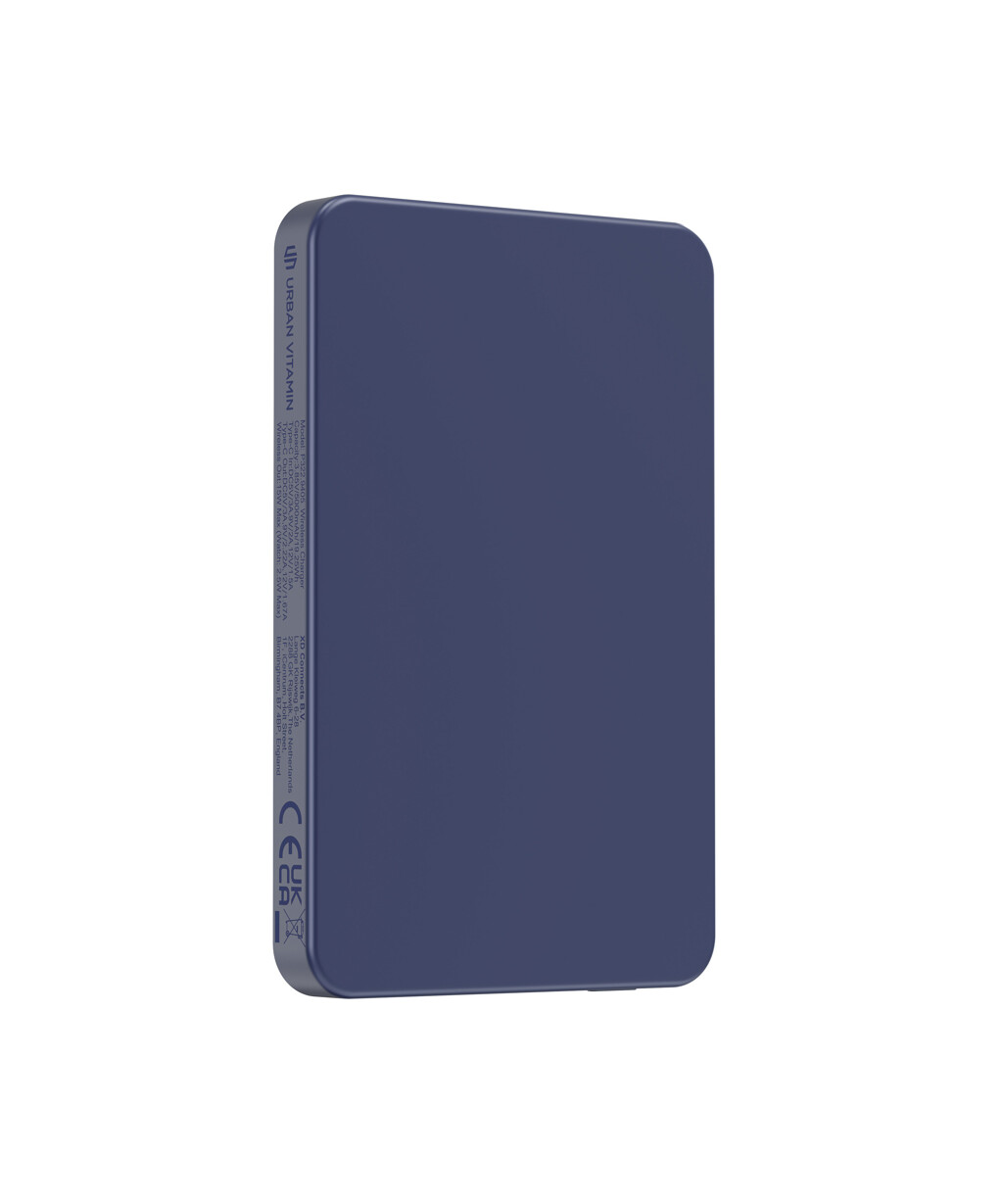 Urban Vitamin Marin 5000 mAh 15W RCS Resirkulert Plast/Aluminium Magnetisk Trådløs Powerbank