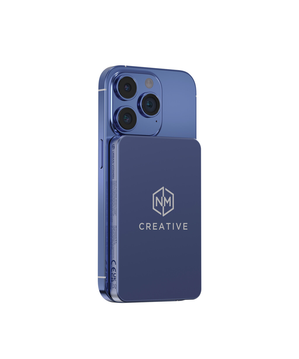 Urban Vitamin Marin 5000 mAh 15W RCS Resirkulert Plast/Aluminium Magnetisk Trådløs Powerbank