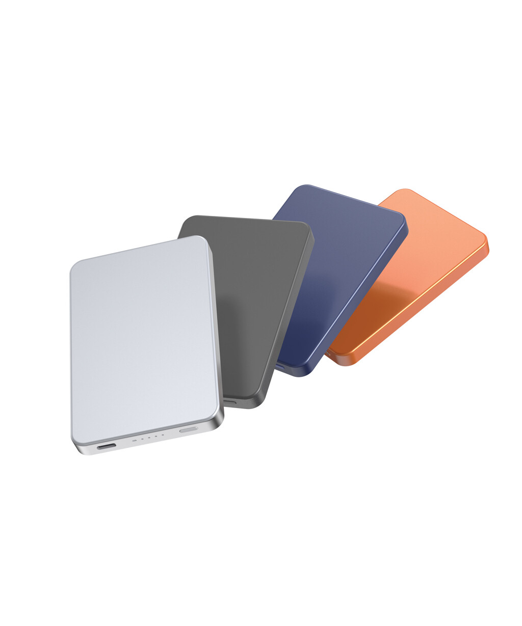 Urban Vitamin Marin 5000 mAh 15W RCS Resirkulert Plast/Aluminium Magnetisk Trådløs Powerbank