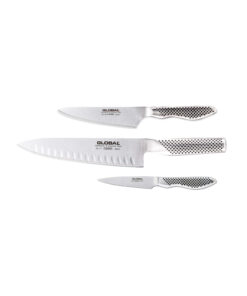 Global Rustfritt Stål Knivsett med 3 deler