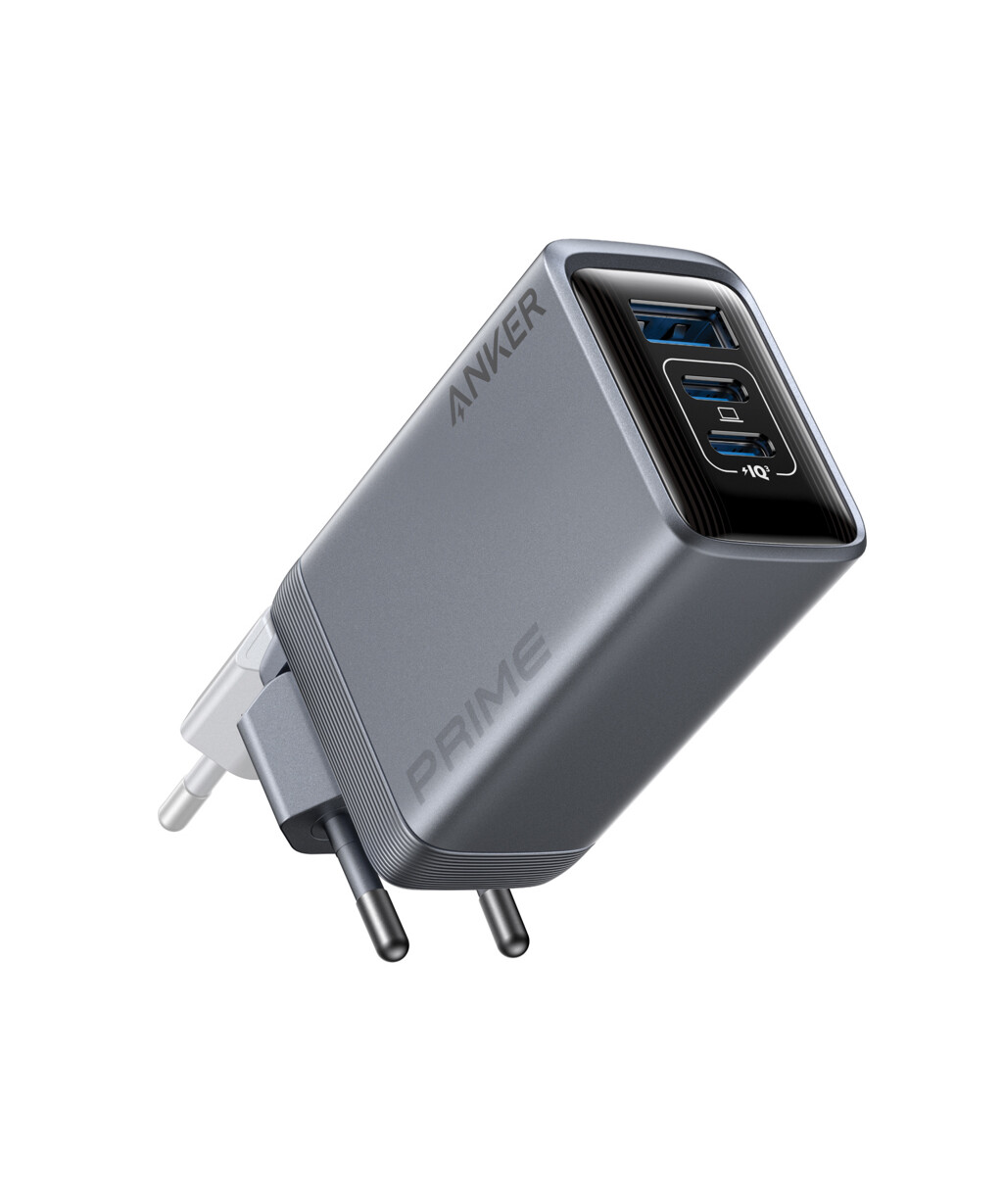 Anker Prime 100W GaN Vegglader med 3 Porter