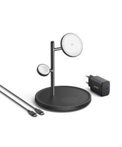 Anker MagGo 3-i-1 Magnetisk Trådløs Ladestativ