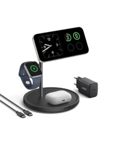 Anker MagGo 3-i-1 Magnetisk Trådløs Ladestativ