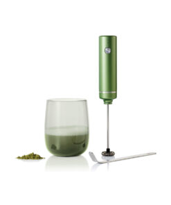 Chado Matcha-sett med Melkeskummer og Glass