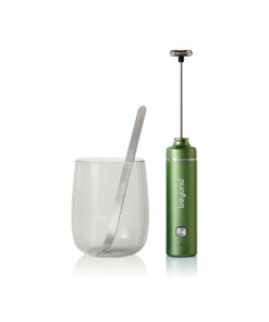 Chado Matcha-sett med Melkeskummer og Glass