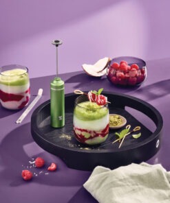 Chado Matcha-sett med Melkeskummer og Glass