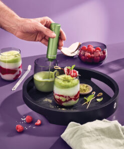 Chado Matcha-sett med Melkeskummer og Glass