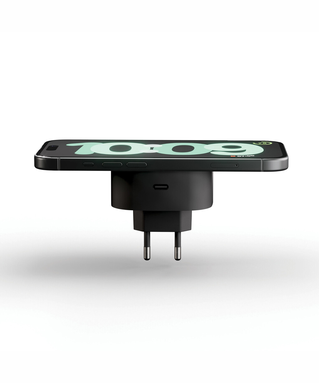 15W Magnetisk Trådløs Ladeadapter og Ladeplate